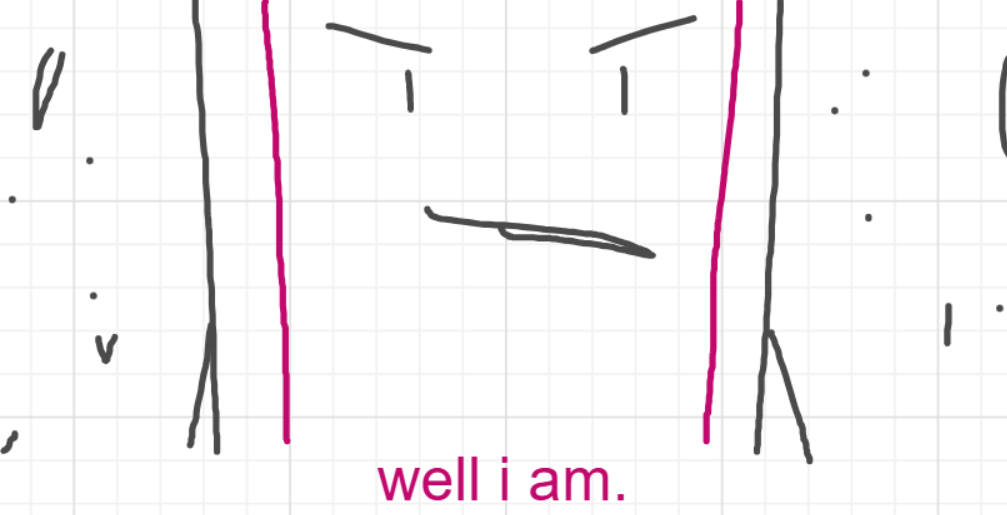 A panel from I've Been Everywhere, Man, episode nine of the Board Boards object show by Furretwalk/WalkingFurret.